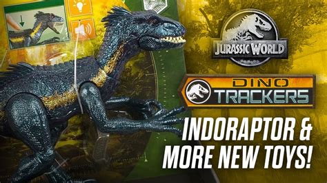 indoraptor toy jurassic world dino trackers  toy reveals
