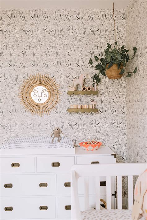 nursery wallpaper room  tuesday
