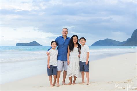 aloha lifestyle  lims beach oahu family portrait
