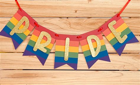 pride banner pride month lgbtq pride etsy