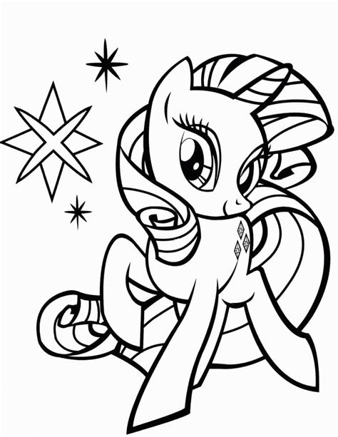 coloriage   pony princesse luna telecharger  imprimer