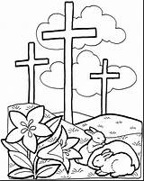 Easter Coloring Pages Happy Christian Printable Bunny Funny Eggs sketch template