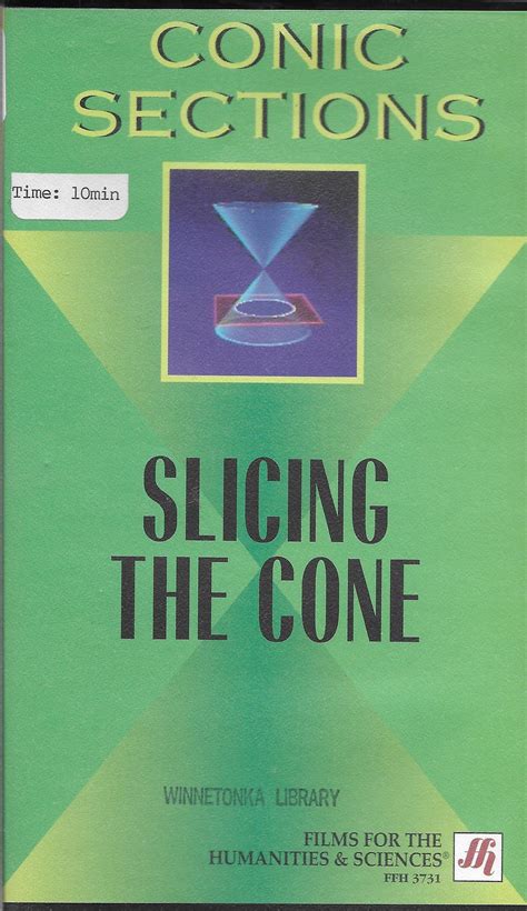 buy conic sections slicing  cone vhs video   desertcart sri lanka
