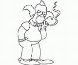 Simpsons Simpson Bart Lisa Duff Coloringhome Ausmalbilder Flanders Ned sketch template
