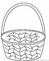 Coloring Basket Empty Easter Popular sketch template