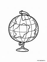 Globe Ausmalbilder Globus Malvorlagen sketch template
