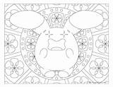 Coloring Pokemon Whismur Windingpathsart Adult sketch template