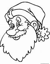 Christmas Coloring Print Santa Face Printable Pages Kids Claus Faces Whale Drawing Cliparts Sheet Drawings Killer Big Outline Sheets Adults sketch template