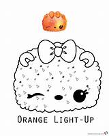 Num Noms Coloring Light Pages Orange Nom Printable Print Kids Cute Color Series Bettercoloring sketch template