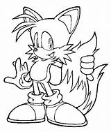Tails Getcolorings Hedgehog Coloringhome Clipground sketch template