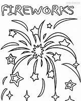 Fireworks Feu Artificiales Fuegos Artifice Artificio Fuochi Colorear Cool2bkids Stroumphette Ohbqfo Pirotecnicos Complexe Printmania sketch template