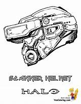 Halo Drawing Helmet Getdrawings sketch template