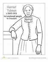 Coloring Harriet Tubman Rights Human Sheet Pages Ant Llc Comments Coloringhome sketch template