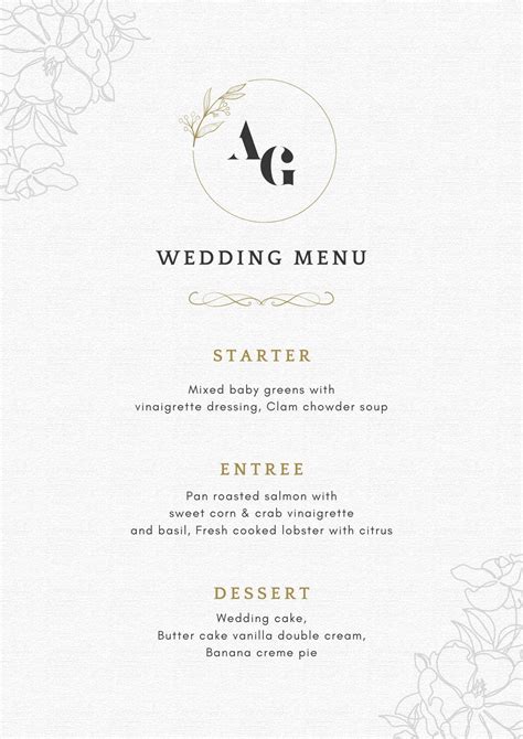 menu idea fine dining menu menu design menu vrogueco