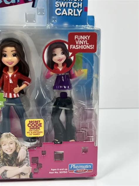 Icarly Miranda Cosgrove Fashion Switch Carly Doll Figure Nickelodeon
