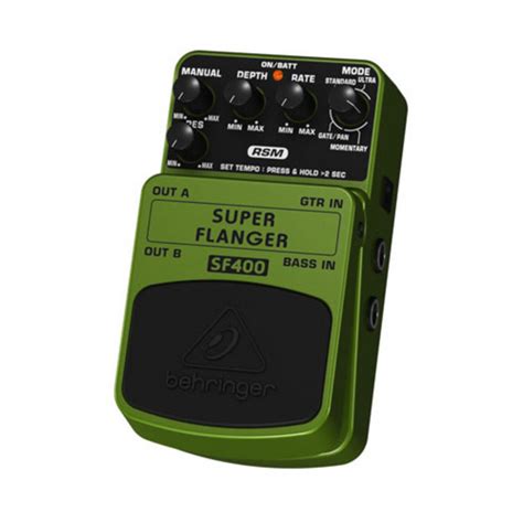 behringer sf super flanger pedal  gearmusiccom