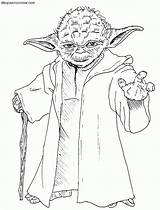 Yoda Wars Maestro Colorear Meister Ausmalbild Malvorlage Genial Colouring Galaxias sketch template