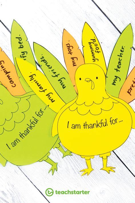 thankful turkey thanksgiving template thankful craft activities