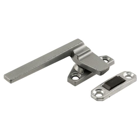 prime  left handed aluminum casement locking handle  offset base    home depot