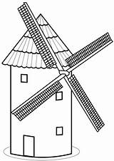 Coloring Mill Tower Pages Drawing Windmill Template Designs Getdrawings Paper sketch template