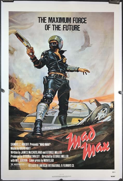 mad max original rolled  theater poster  sale
