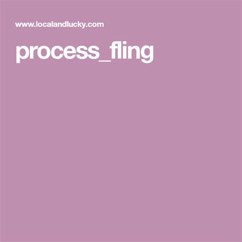 process fling fling older women process