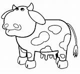 Cow Coloring Thoughtful Coloringcrew Color Clipartbest Clipart sketch template