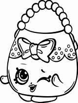 Coloring Shopkins Christmas Pages Printable Getcolorings sketch template