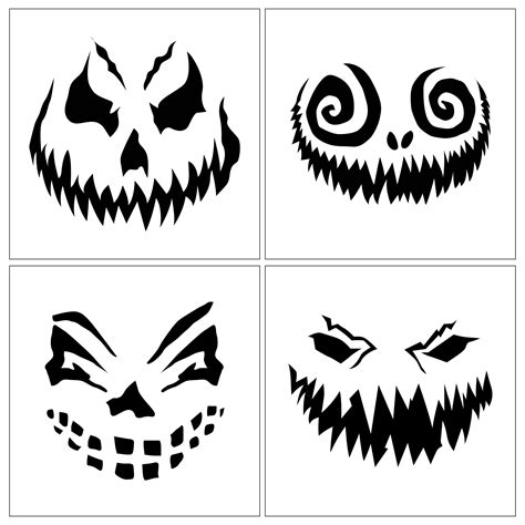 images   printable halloween stencils cut  halloween jack  lantern templates