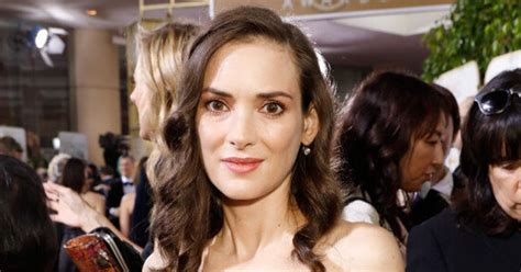 winona ryder at the 2017 golden globes looks like winona at the 1991
