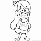 Falls Mabel Xcolorings Lineart Gnome sketch template