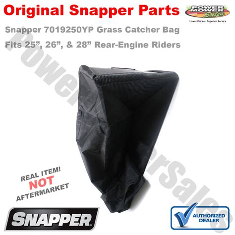 Snapper Grass Catcher Bag For Rear Engine Rider Series