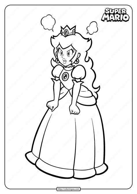 bowser princess peach mario coloring pages princess peach coloring