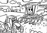 Traktor Deere Kombajn Kolorowanka Kolorowanki Traktory Druku Trattori Getcolorings Auta Equipment Trattorini Wydruku Drukowanka Animati sketch template