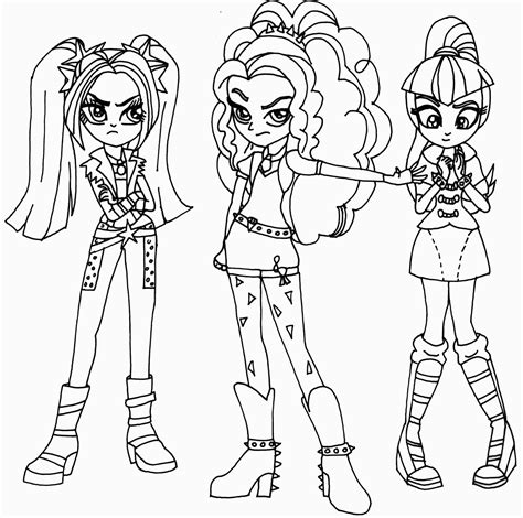 equestria girls coloring pages logo map  world