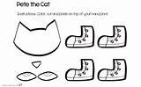 Pete Cat Coloring Pages Printable Crafts Kids Color Adults sketch template