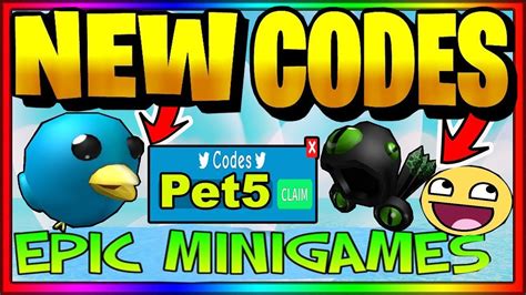 roblox epic minigames codes epic minigames codes  pets buxgg official site