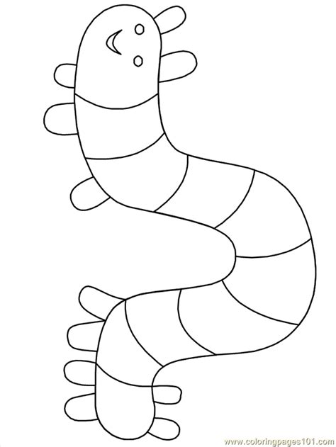 coloring pages caterpillar insects caterpillar  printable