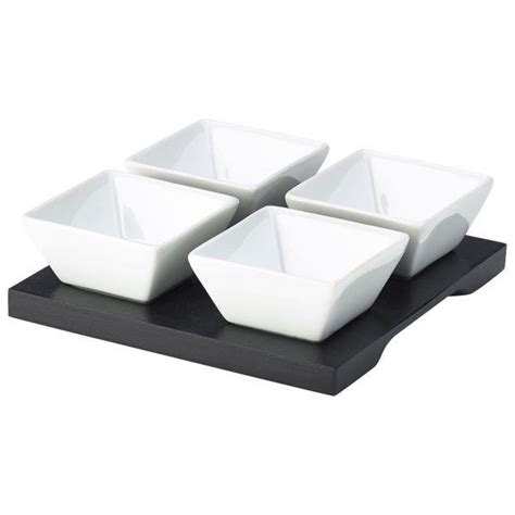 black wood dip tray set   trays cm  cm drinkstuff