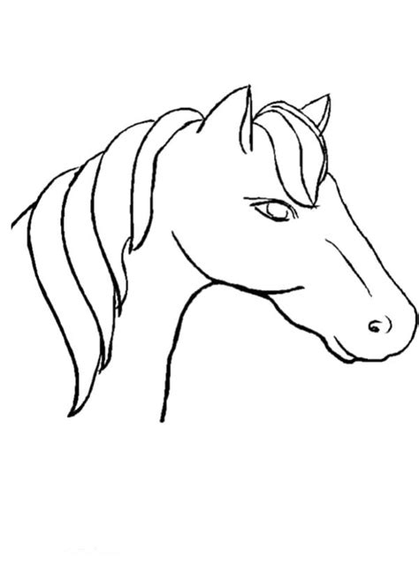 coloring page  horse head  svg png eps dxf  zip file