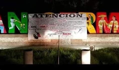 “viva La Paz En Tamaulipas” En Mantas El Cártel Del Golfo Aseguró