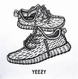 Yeezy Kanye Yeezys Kurt Smale Fondos Zeichnen Shoe Leerlo sketch template