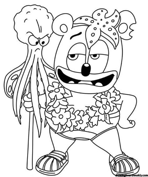 gummy bear coloring page bear coloring pages summer coloring pages