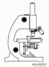 Microscope Openclipart sketch template