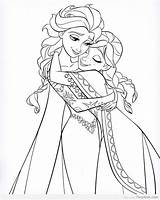 Disney Coloring Frozen Pages Elsa Princess Getcolorings sketch template