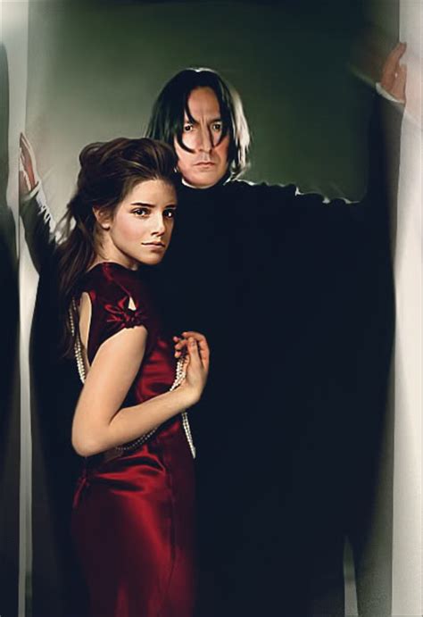 severus and hermione couples from harry potter photo
