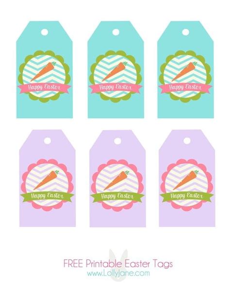 happy easter tags  printable easter tags easter printables