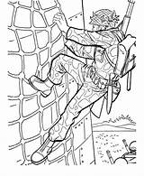 Coloring Pages Swat Army Printable Popular sketch template