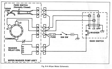 gm wiper motor wiring diagram