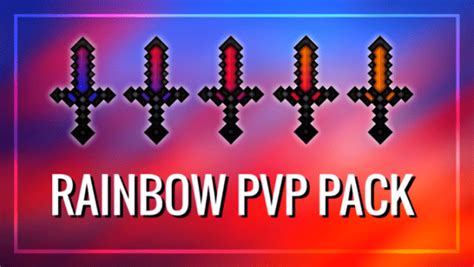 rainbow pvp texture pack animated  official dl